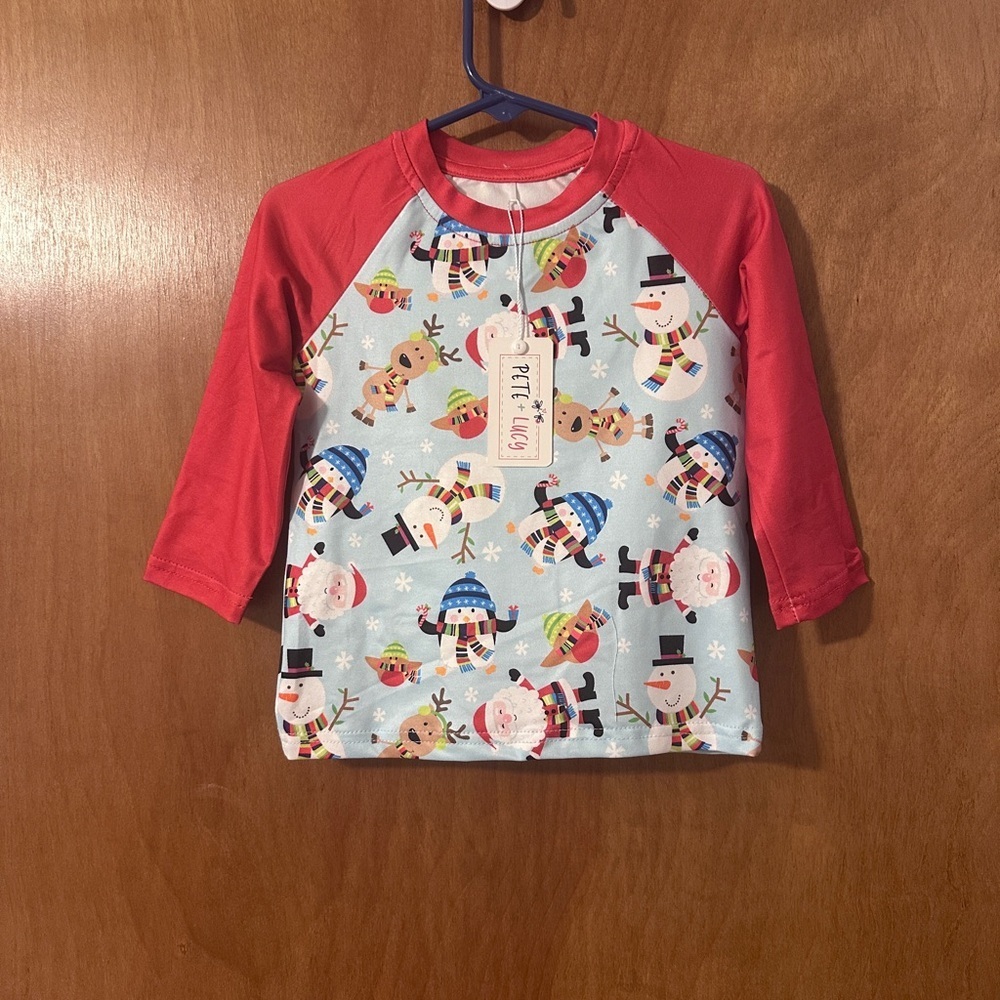 Pete & Lucy winter boys shirt- boutique quality.